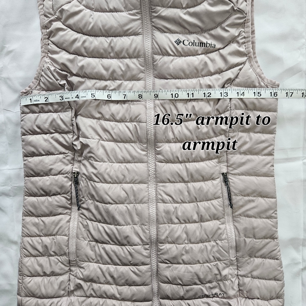 Columbia Omni Heat Vest Womens S Purple Full Zip Thermal Reflective Lining - Picture 10 of 13